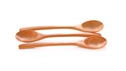 Wooden Spoon isolated on white background