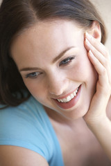 Fototapeta premium Portrait Of Young Woman Relaxing