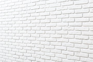Naklejka premium Wall, brick, white.