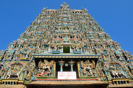 Meenakshi Amman Temple in Madurai,India