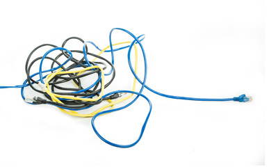 Wire internet line puzzle