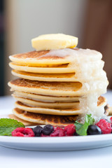 Mixed berry pancake
