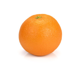 Orange fruit isolated on white background
