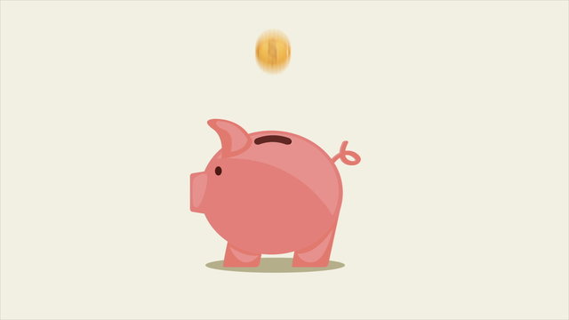 Piggy bank, Video animation