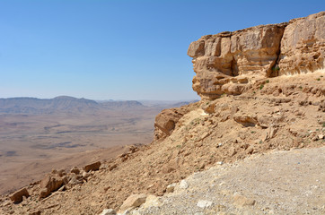 Fototapeta na wymiar Makhtesh Ramon - Ramon Crater - Israel