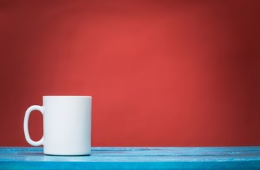 Tea, mug, red.