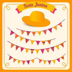 Festa Junina illustration - Brazil june festival