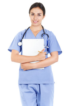 Female healthcare worker