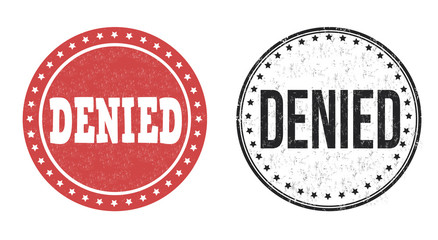 Denied stamps