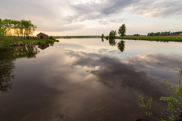 вечер на уральской реке, Россия © 7ynp100