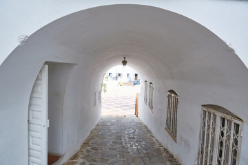 Fototapeta premium Mojacar Almeria white Mediterranean village Spain