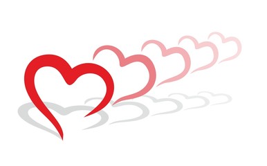 Logo with hearts.