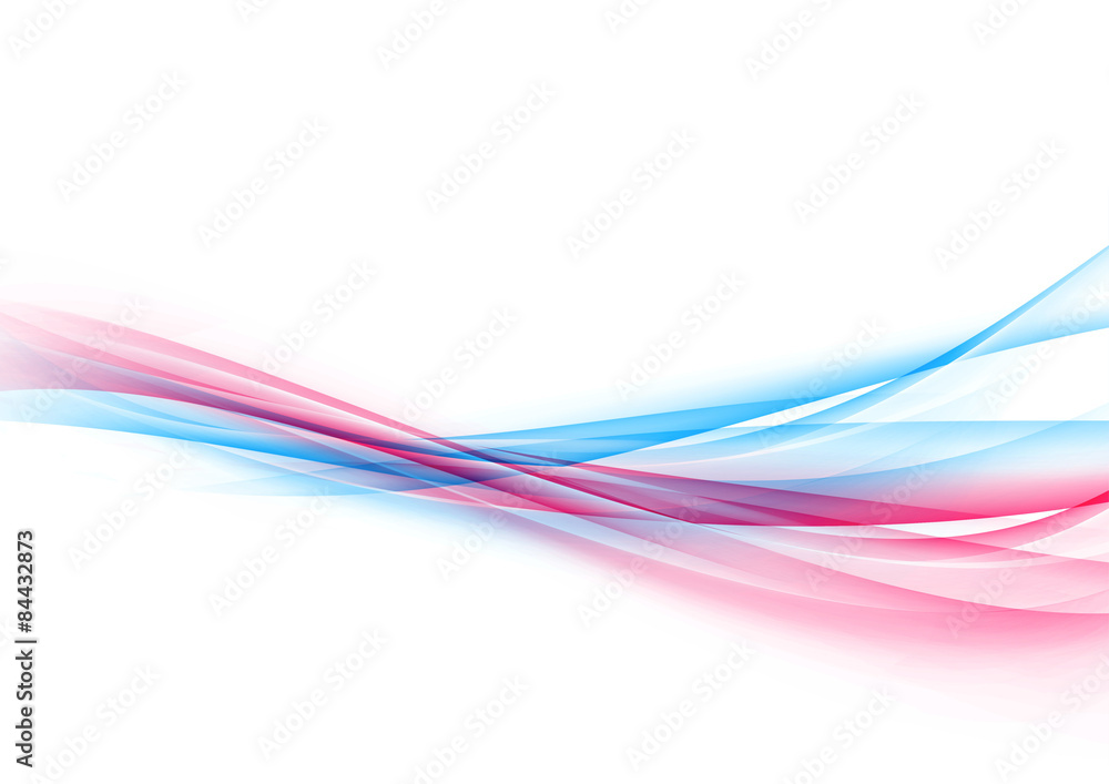 Canvas Prints blue and red power line fusion template