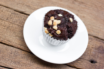 Chocolate muffin.