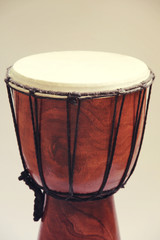 Fototapeta na wymiar African drum toned