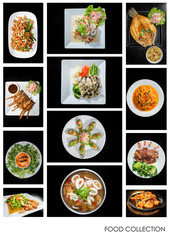 A collection of fusion food..