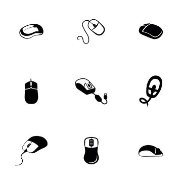 Vector Computer mouse icon set