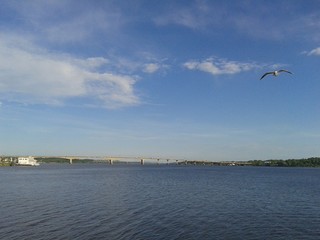 The Volga river in Kostroma