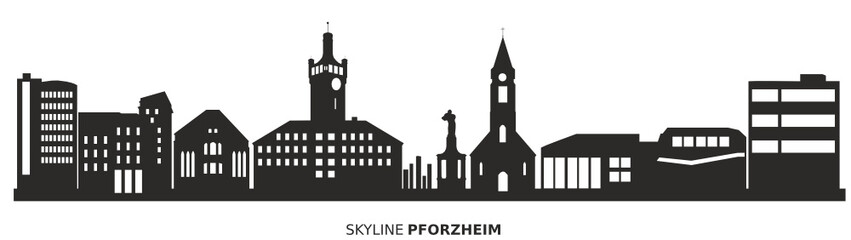 Fototapeta premium Skyline Pforzheim