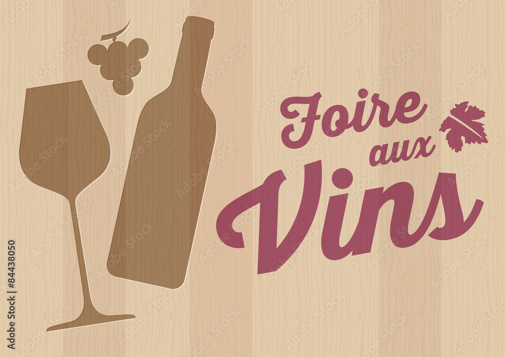 Poster foire aux vins