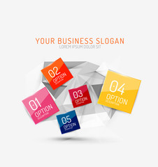 Vector fresh business abstract infographic