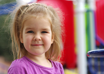  girl on the playground