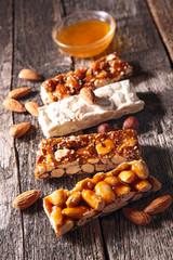 almond honey bar, confectionery