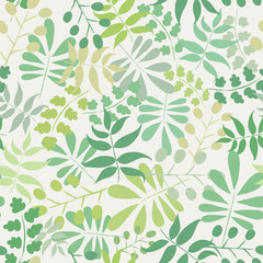 Seamless leaf pattern