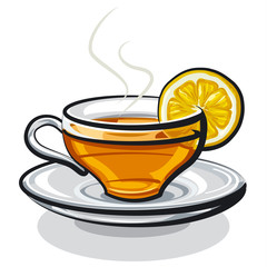 tea with lemon