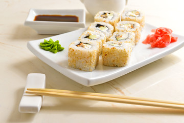 sushi rolls