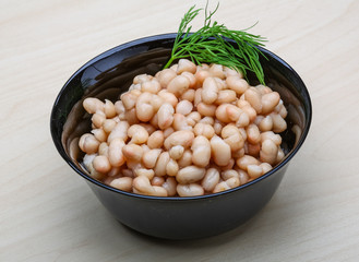 White canned beans