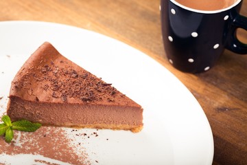 Cake, dessert, slice.