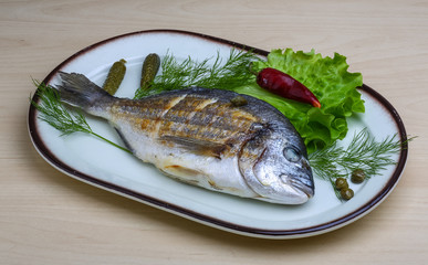 Grilled dorado