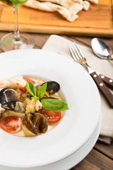 Fish Stew, Seafood, Soup.