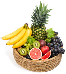 Assortment of exotic fruits