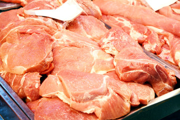 Fresh pork for cooking 