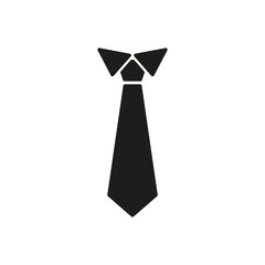 The tie icon. Necktie and neckcloth symbol. Flat - obrazy, fototapety, plakaty