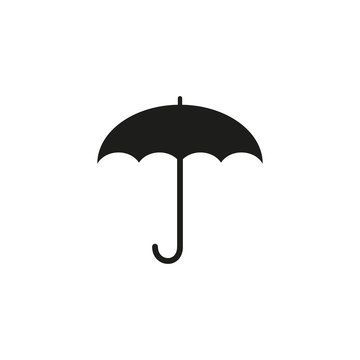 The umbrella icon. Protection symbol. Flat