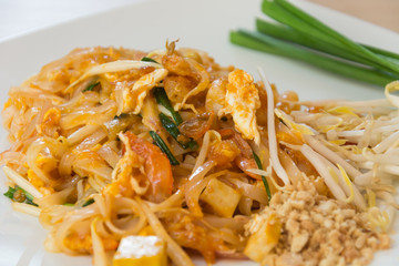 Thai style noodles or padthai