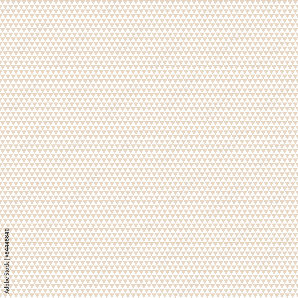 Poster Big seamless gray pattern triangles on white background. Vector