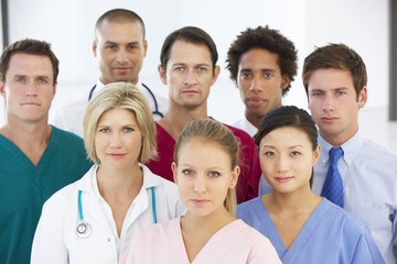 Fototapeta premium Portrait Of Medical Team