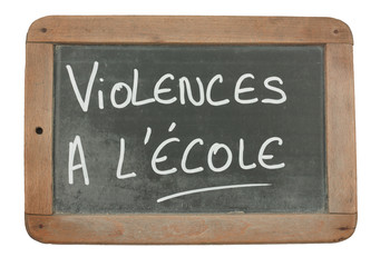 ardoise violences à l'école 03062015