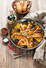 Spanish Traditional Seafood Paella