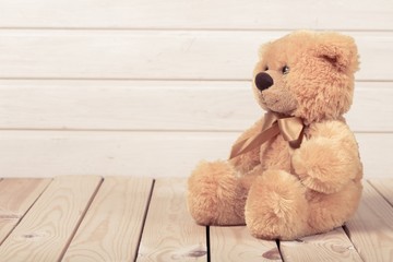Bear, toy, sad.