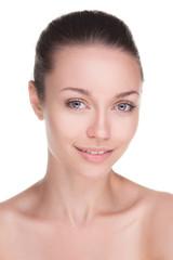 Fototapeta premium closeup portrait of beauty woman