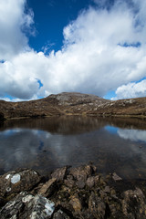 Hill loch on the isle of Harris, outer Hebrides, Scotland