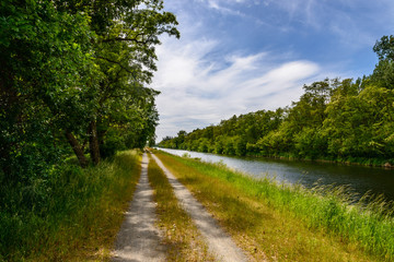 Fototapeta na wymiar Der Havelkanal im Naturschutzgebiet 
