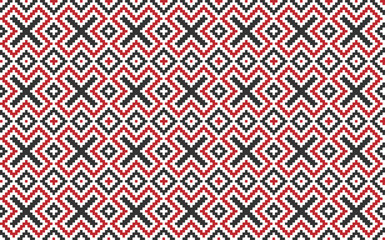 Traditional national embroidered pattern