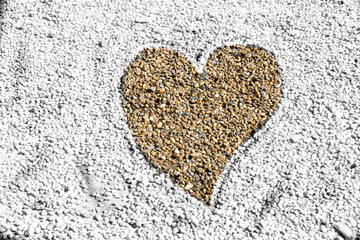 heart gravel