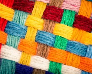 Pattern, closeup, handicraft.